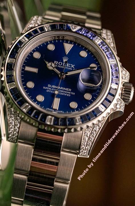 rolex blue sapphire watch|rolex submariner sapphire.